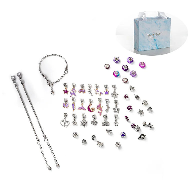 Armband Set mit Charms und Geschenkbox - Crystalli Schmuck-Luzern Mode