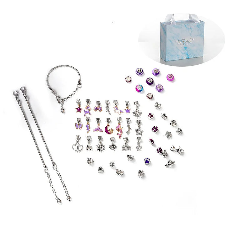 Armband Set mit Charms und Geschenkbox - Crystalli Schmuck-Luzern Mode