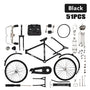 DIY Fahrradmodell | Selbstbau | Maßstab 1:10 | Hobby | Geschenk | Retro-Schwarz (DIY)-Luzern Mode