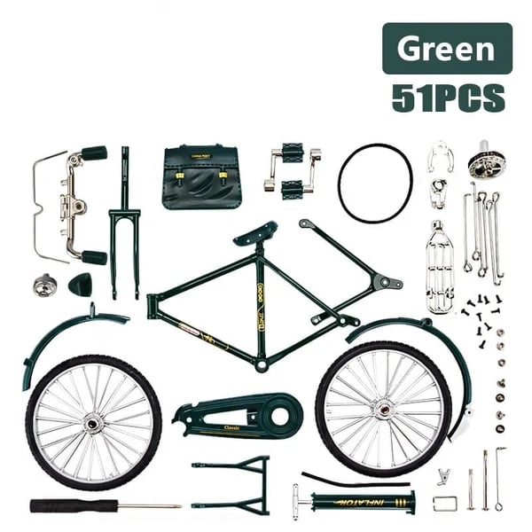 DIY Fahrradmodell | Selbstbau | Maßstab 1:10 | Hobby | Geschenk | Retro-Luzern Mode