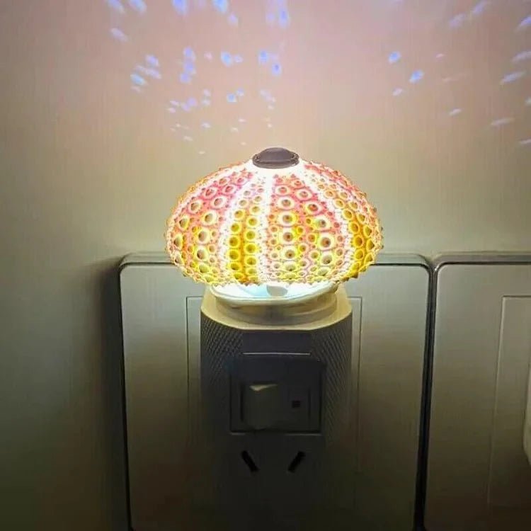 Nachtlampe | Selbermachen | Seeigel | Knopfzellenbatterie | Druckknopf-Luzern Mode