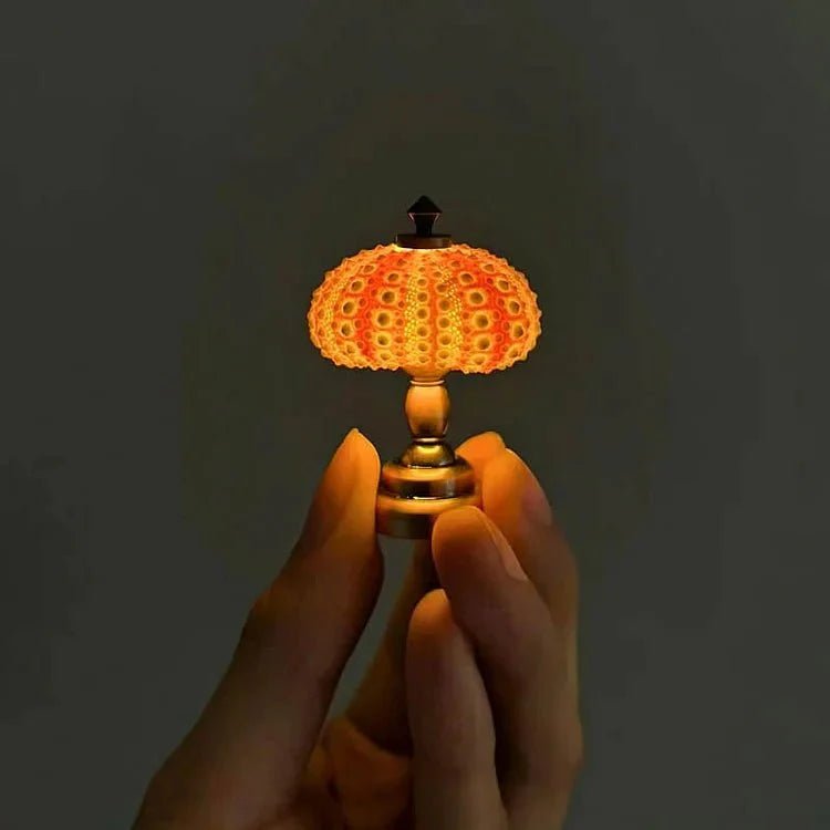 Nachtlampe | Selbermachen | Seeigel | Knopfzellenbatterie | Druckknopf-Luzern Mode