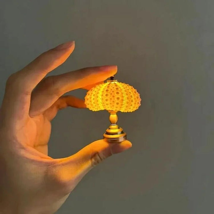 Nachtlampe | Selbermachen | Seeigel | Knopfzellenbatterie | Druckknopf-Luzern Mode