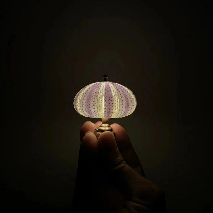 Nachtlampe | Selbermachen | Seeigel | Knopfzellenbatterie | Druckknopf-Luzern Mode