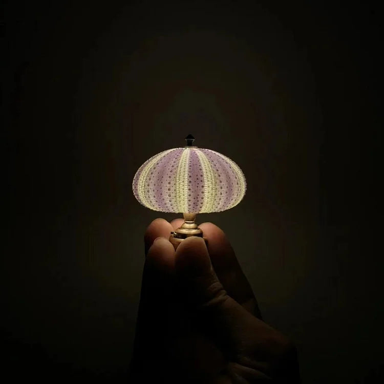 Nachtlampe | Selbermachen | Seeigel | Knopfzellenbatterie | Druckknopf-Luzern Mode