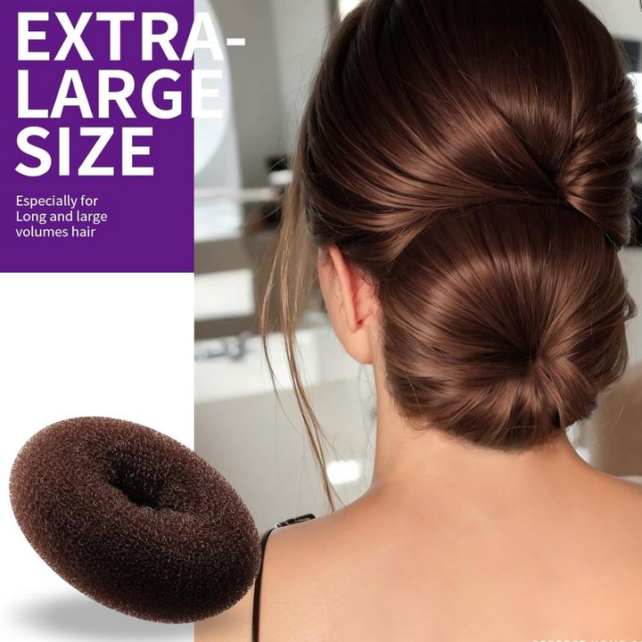 Haar-Donut für voluminöse Dutt-Frisuren - Styling-Tool-Luzern Mode