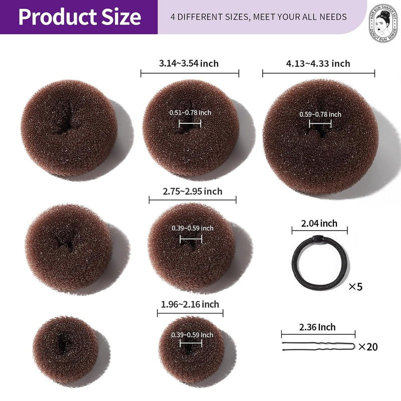 Haar-Donut für voluminöse Dutt-Frisuren - Styling-Tool-Luzern Mode