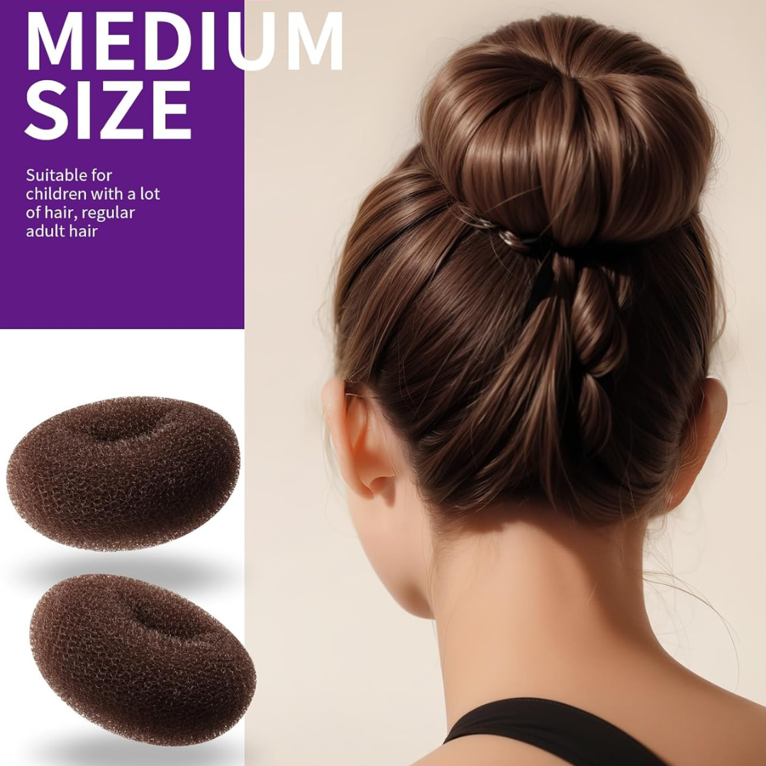 Haar-Donut für voluminöse Dutt-Frisuren - Styling-Tool-Luzern Mode