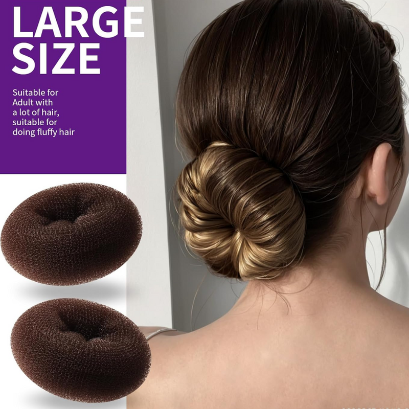 Haar-Donut für voluminöse Dutt-Frisuren - Styling-Tool-Luzern Mode