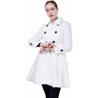 Damen Trenchcoat mit Gürtel und Knöpfen - Eleganter Look-Luzern Mode