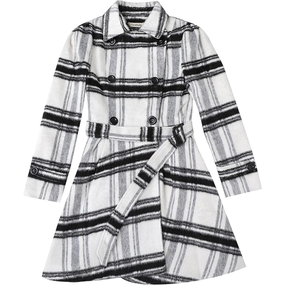 Damen Trenchcoat mit Gürtel und Knöpfen - Eleganter Look-Luzern Mode