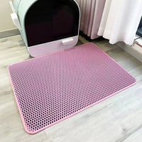 Katzenkloauflage | Doppelt beschichtet | Hygienisch | Wasserabweisend | Sicher-Rosa-30*30cm-Luzern Mode