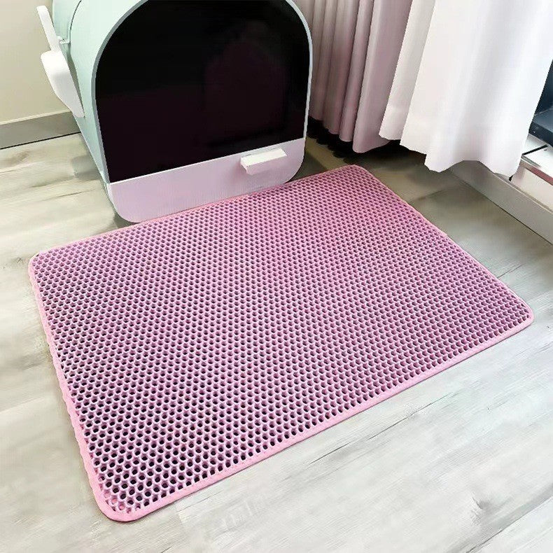 Katzenkloauflage | Doppelt beschichtet | Hygienisch | Wasserabweisend | Sicher-Rosa-30*30cm-Luzern Mode