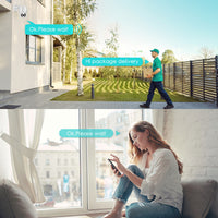 Outdoor Überwachungskamera | WiFi | Drahtlos | 1080p | Wasserdicht-Luzern Mode