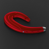 Drahtloses Headset | Knochenleitung | Bluetooth | Bequem Sicher-Rot-Luzern Mode