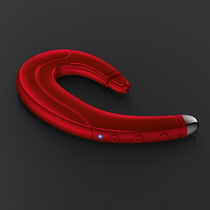 Drahtloses Headset | Knochenleitung | Bluetooth | Bequem Sicher-Rot-Luzern Mode
