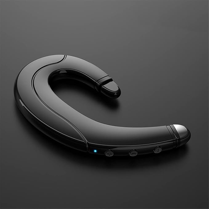 Drahtloses Headset | Knochenleitung | Bluetooth | Bequem Sicher-Schwarz-Luzern Mode