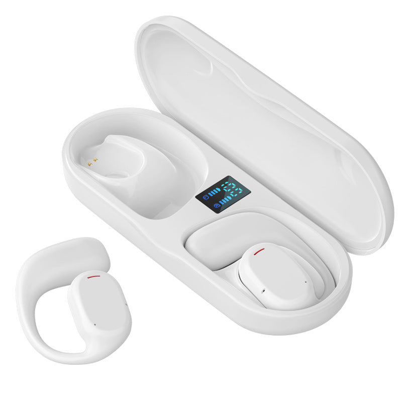 Ohrhörer | Drahtlos | Offen | Bluetooth | IPX5 | Touchbedienung-Weiß-Luzern Mode