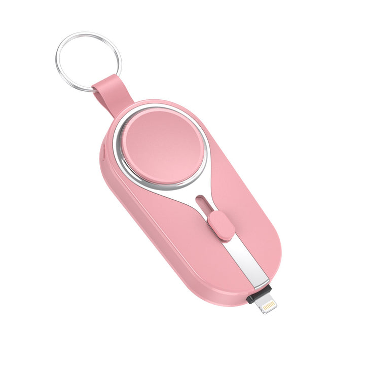 Drahtloses Ladegerät | Clip | Kompakt | Wasserdicht | Vielseitig | USB-Rosa-iPhone-Luzern Mode