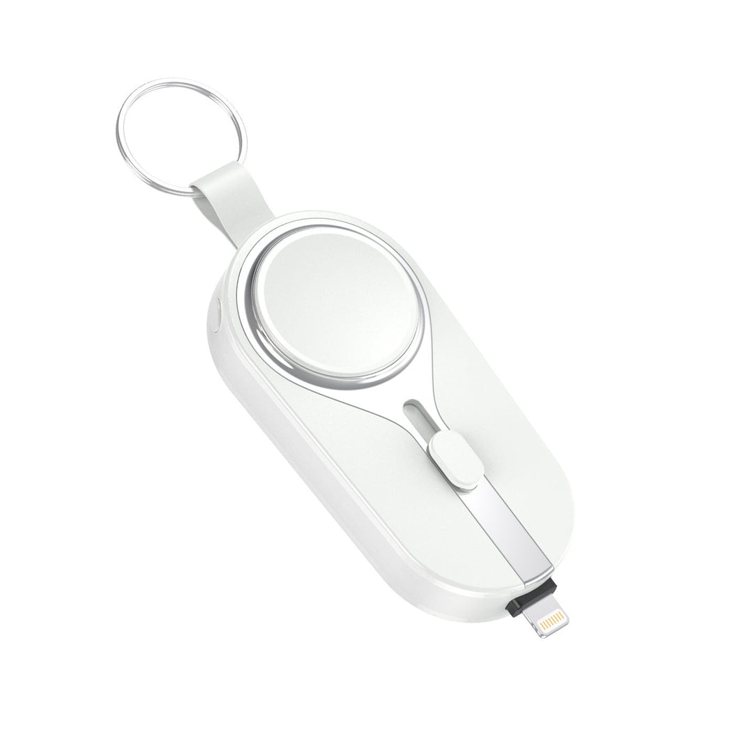 Drahtloses Ladegerät | Clip | Kompakt | Wasserdicht | Vielseitig | USB-Weiß-iPhone-Luzern Mode