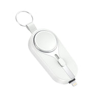 Drahtloses Ladegerät | Clip | Kompakt | Wasserdicht | Vielseitig | USB-Weiß-iPhone-Luzern Mode