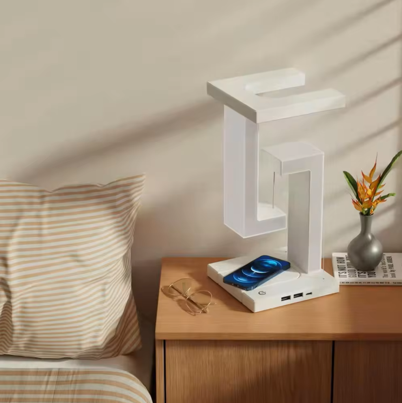 Drahtloses Ladegerät | Multifunktional | Weißes Licht | Touchsensor-Luzern Mode