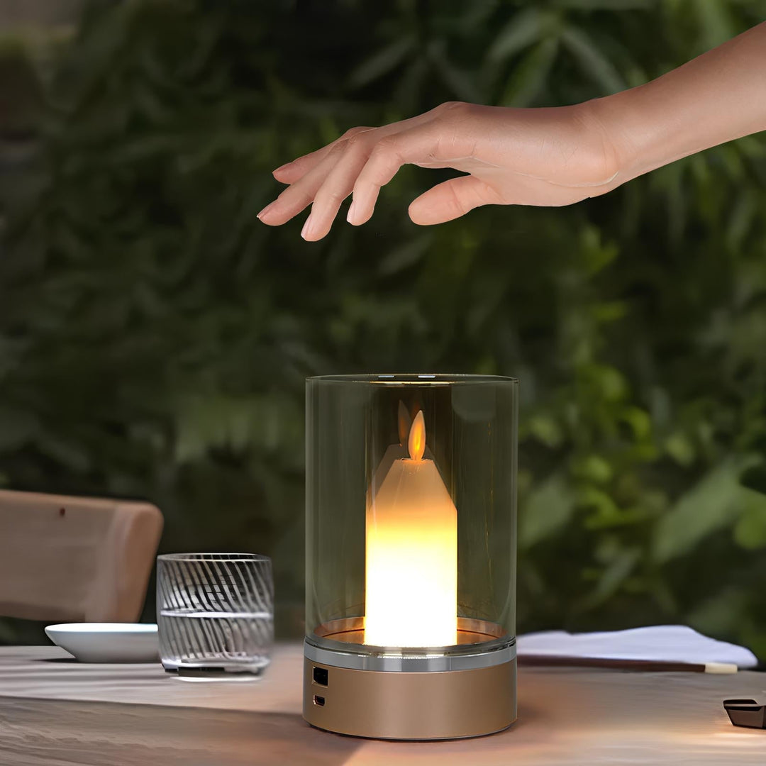 LED Kerzenlampe | Kabellos | Gestensteuerung | Wiederaufladbar -Luzern Mode