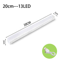 Drahtlose LED Lampe | Sensor Vielseitig Aufladbar USB-C SmartGlow-Warm Weiß-20CM-Luzern Mode