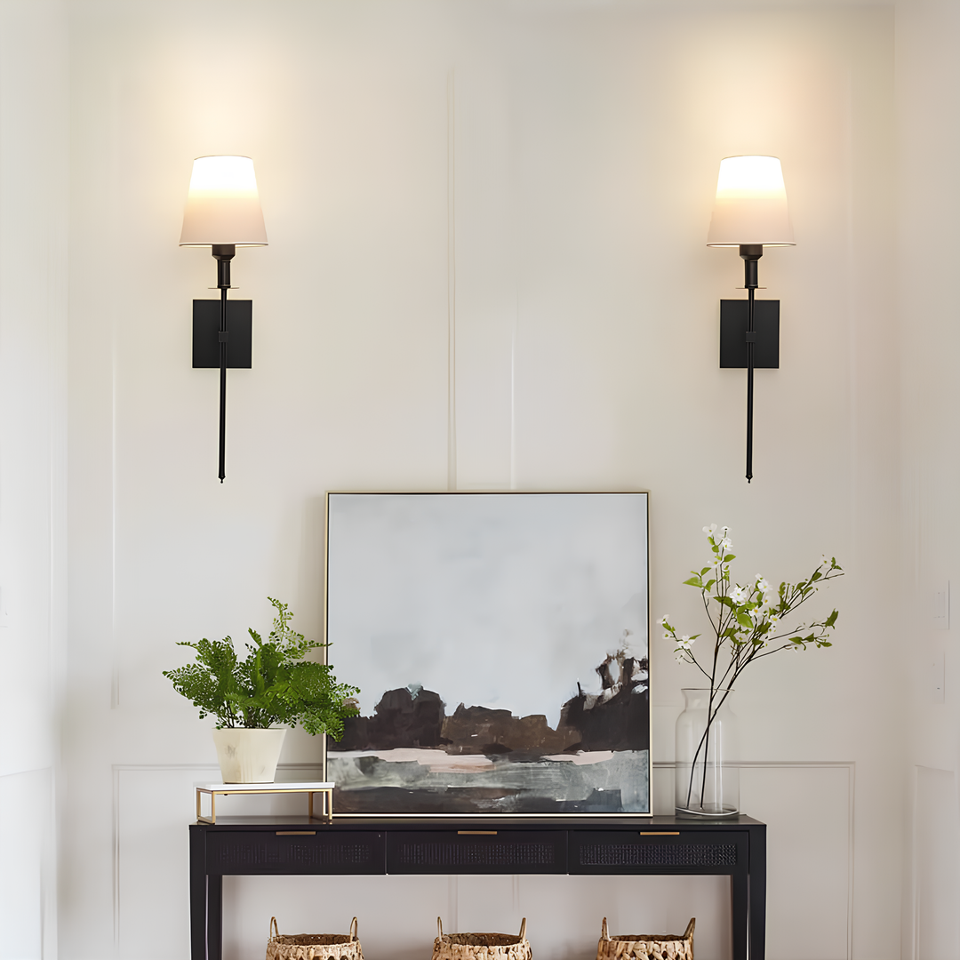 Drahtlose Wandlampe | quadratisch | wiederaufladbar | Fernbedienung-2-Schwarz-Viereck-Luzern Mode
