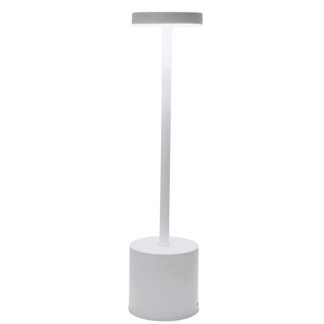 LED Tischlampe | Langlebiges Metall Stilvoll Vielseitig Drahtlos Robust-Weiß-Luzern Mode