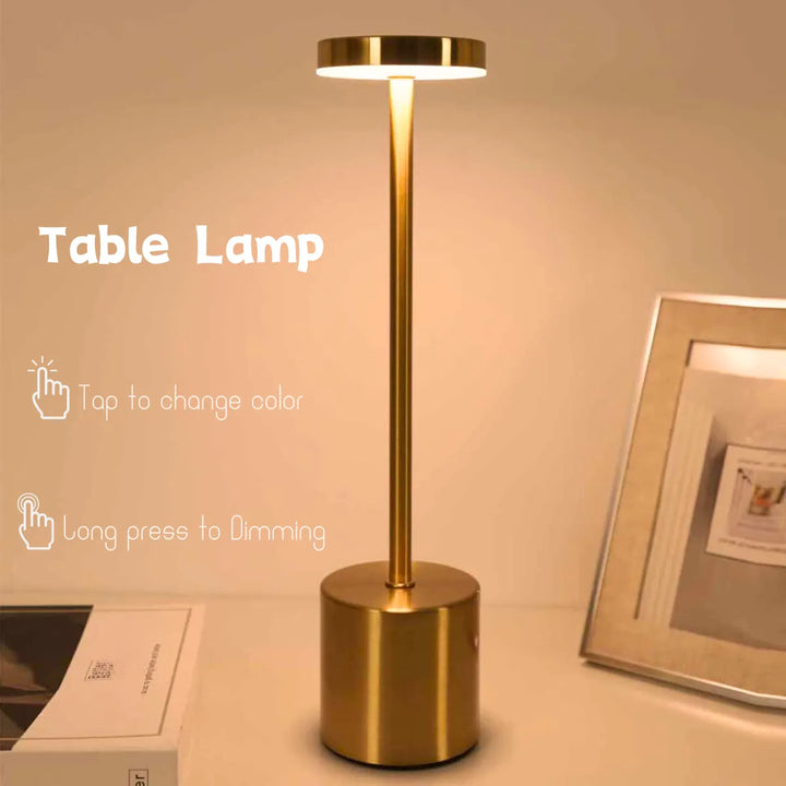 LED Tischlampe | Langlebiges Metall Stilvoll Vielseitig Drahtlos Robust-Luzern Mode