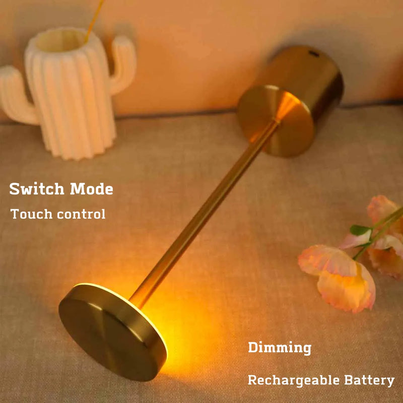 LED Tischlampe | Langlebiges Metall Stilvoll Vielseitig Drahtlos Robust-Luzern Mode