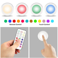 LED Spot | RGB Drahtlos Sparsam Nachhaltig Fernbedienung GlowyLed-Luzern Mode
