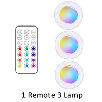 LED Spot | RGB Drahtlos Sparsam Nachhaltig Fernbedienung GlowyLed-3 Lampen-Luzern Mode