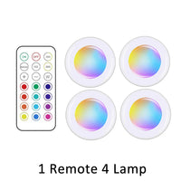 LED Spot | RGB Drahtlos Sparsam Nachhaltig Fernbedienung GlowyLed-4 Lampen-Luzern Mode