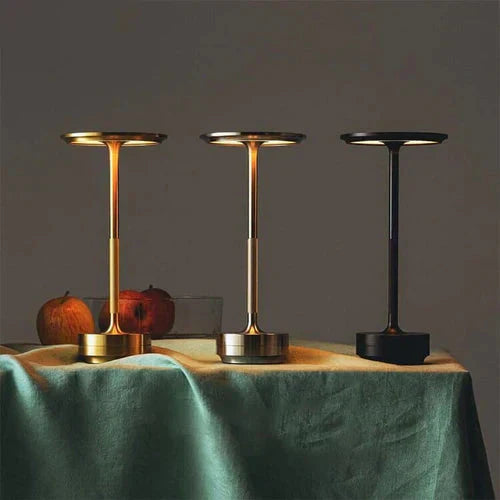 Tischlampe | Stilvolles Design Drahtlos Aufladbar USB Dimmbar Langlebig-Luzern Mode