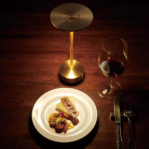 Tischlampe | Stilvolles Design Drahtlos Aufladbar USB Dimmbar Langlebig-Luzern Mode