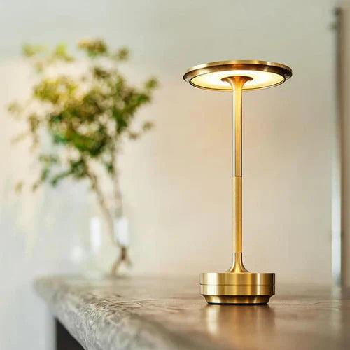 Tischlampe | Stilvolles Design Drahtlos Aufladbar USB Dimmbar Langlebig-Luzern Mode