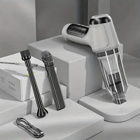 Drahtlose Staubsauger | Kompakt | 3-in-1 | Saugen | Blasen | Leicht-Grau-Luzern Mode
