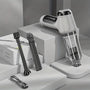 Drahtlose Staubsauger | Kompakt | 3-in-1 | Saugen | Blasen | Leicht-Grau-Luzern Mode