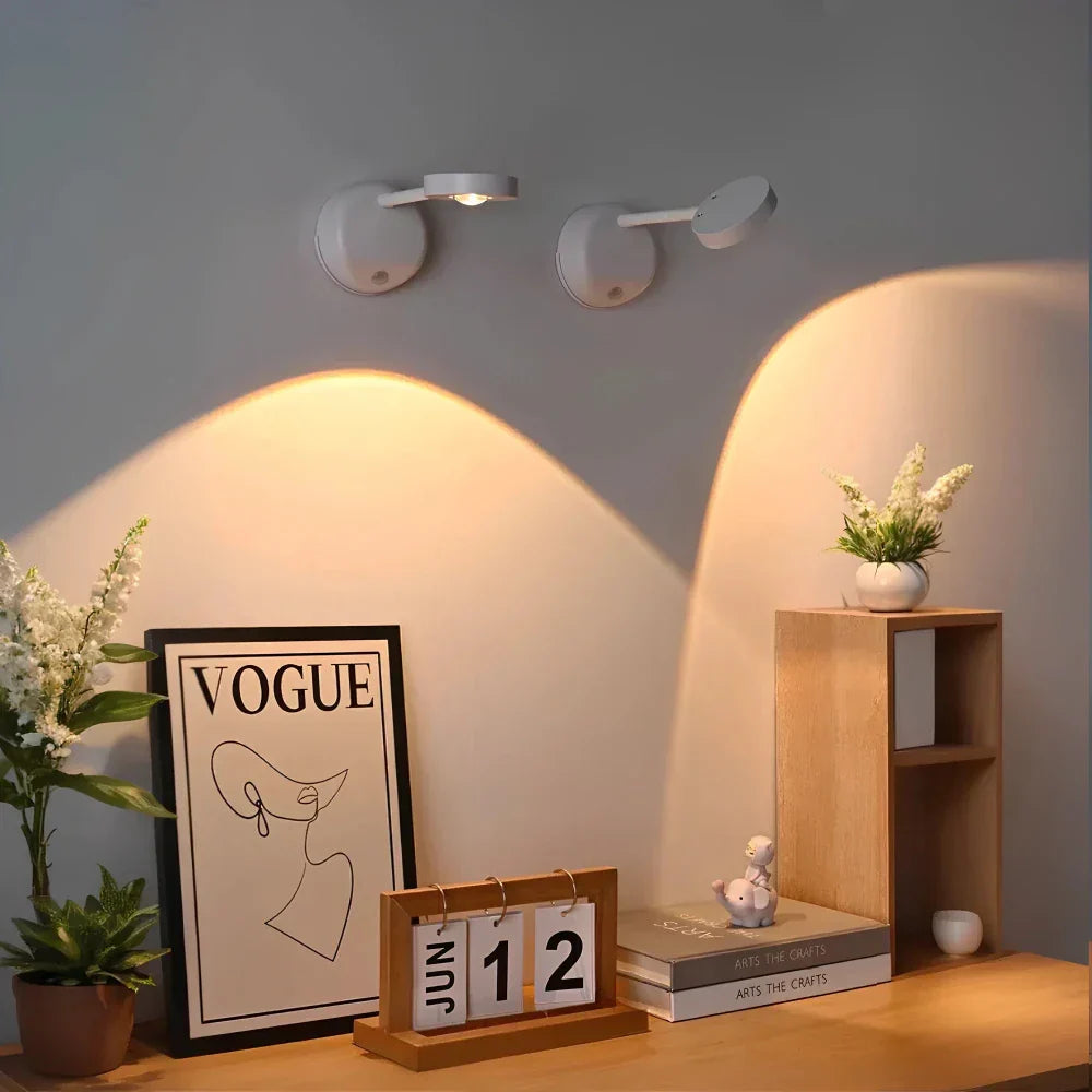 Spotlight mit Bewegungsmelder | Drahtlos | LED | Fernbedienung-Luzern Mode