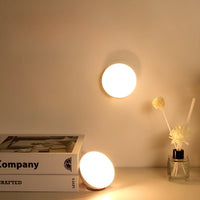 Runde Lampe mit Bewegungsmelder | Kabellos | Wiederaufladbar | Klein-Luzern Mode