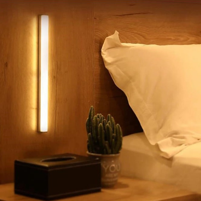 Lange LED-Lampe mit Sensor | Wiederaufladbar | Energiesparend | Weiß-Luzern Mode