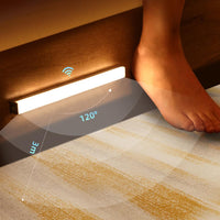 Lange LED-Lampe mit Sensor | Wiederaufladbar | Energiesparend | Weiß-Batterie - 9 cm-Warme Wit-Luzern Mode