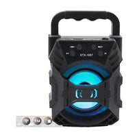 Bluetooth-Lautsprecher | Tragbar | Drahtlos | USB | AUX | FM | Beleuchtet-Luzern Mode