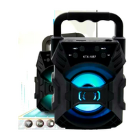 Bluetooth-Lautsprecher | Tragbar | Drahtlos | USB | AUX | FM | Beleuchtet-Luzern Mode
