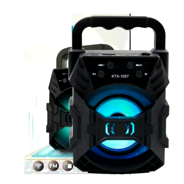 Bluetooth-Lautsprecher | Tragbar | Drahtlos | USB | AUX | FM | Beleuchtet-Luzern Mode