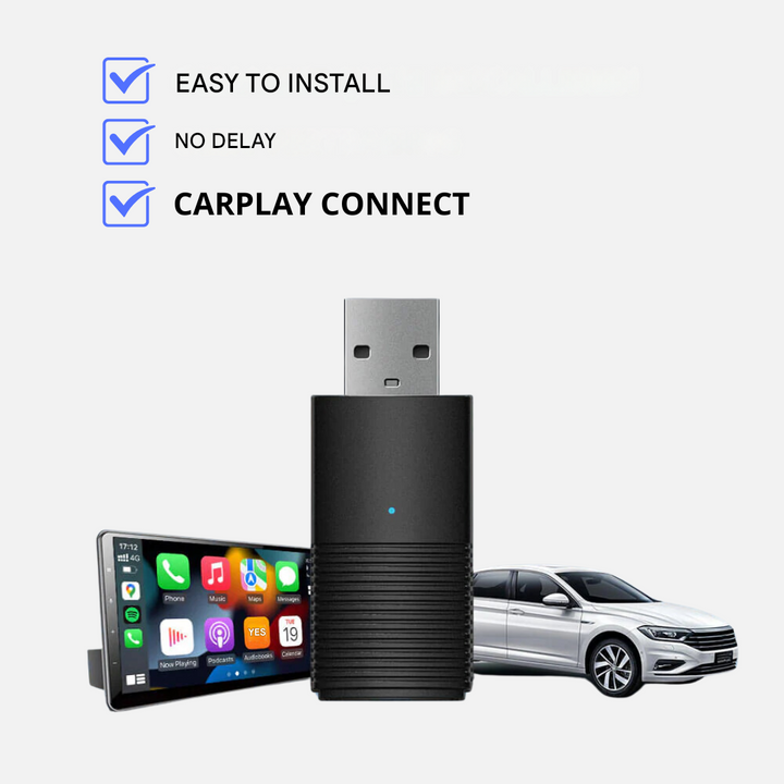 Drahtloser CarPlay-Adapter | Universell | USB | Bluetooth | Kompakt-Luzern Mode