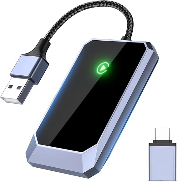 CarPlay-Adapter | Freihändig Drahtlos Sicher Plug & Play Universal-Luzern Mode