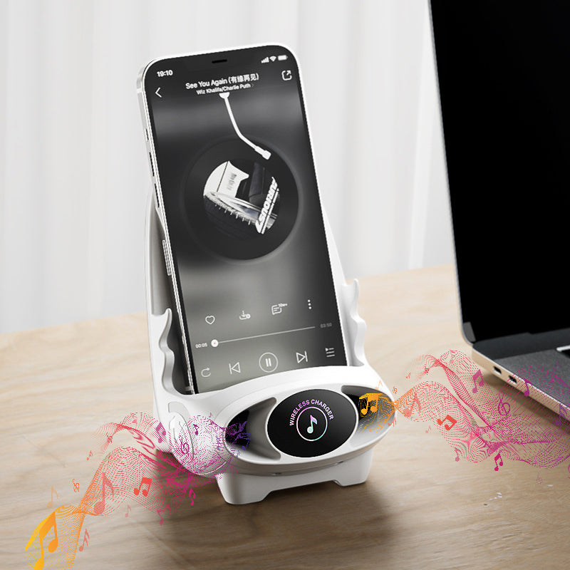 Drahtloser Telefonhalter | 15W | Schnellladen | Kompakt | Stuhlform-Luzern Mode